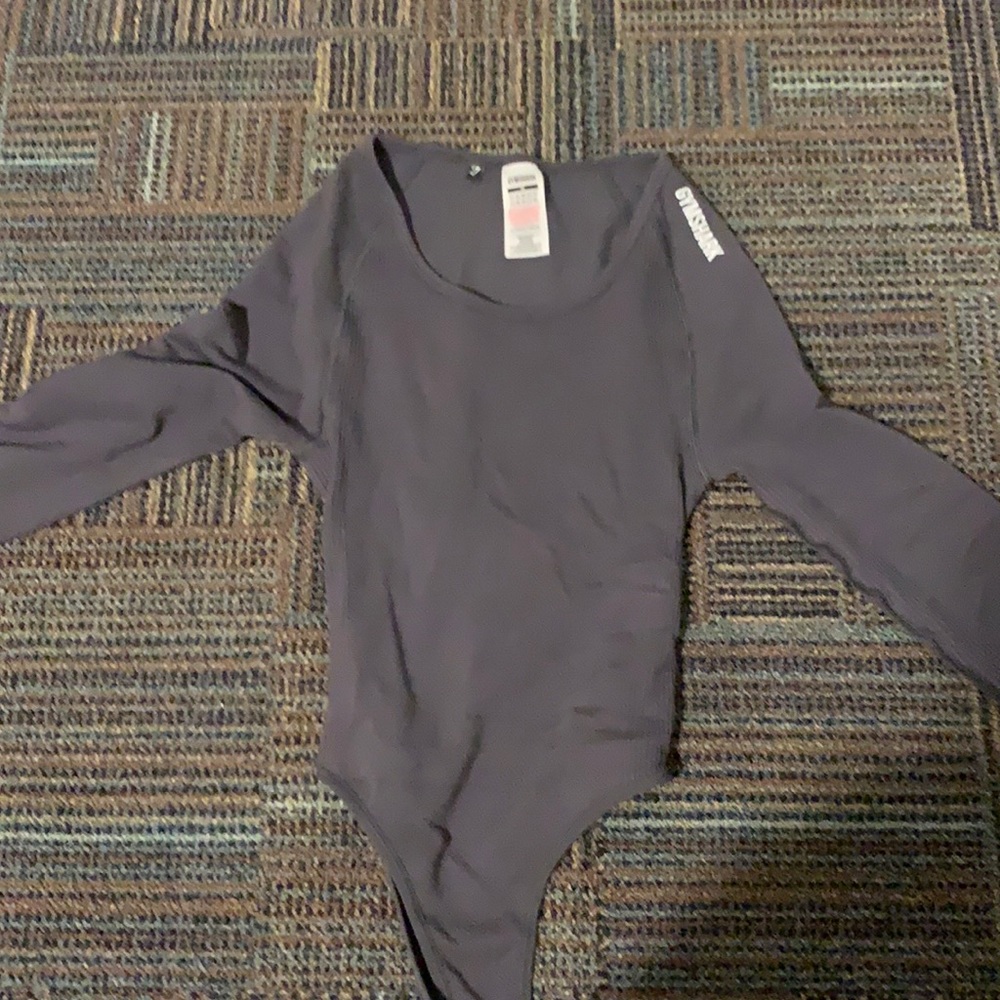New Gymshark Grey Medium Powerdown Bodysuit